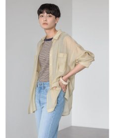 AMERICAN HOLIC シアーＣＯＯＬポケット付きルーズシャツ