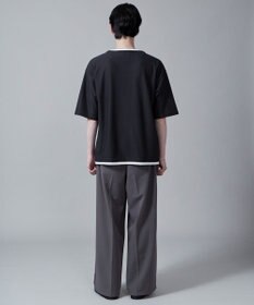 WEGO フェイクレイヤードキーネックT（S）