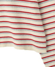 AMERICAN HOLIC マルチボーダーリブニットカーディガン