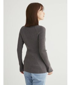 Green Parks ・Ｐｅｔｉｔ　Ｆｌｅｕｒ　ボトルネックリブニット