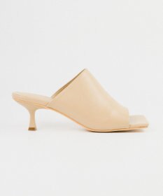 BONTRE 【PRECIEUX JOUET/プレシュウジュエ】ワイドスクエアスカルプチャーヒールミュール/019PJ