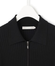 ICB 【洗える】シルクヴィスコースハイゲージ ジップアップカーディガン