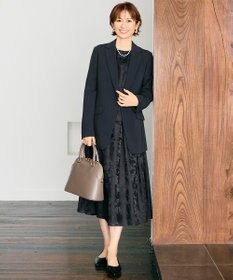 自由区 L 【17号サイズまで展開・セットアップ対応】フラワーオパールプリント スカート