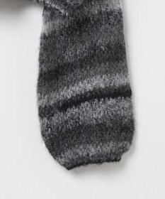 WEGO 段染めボーダーモヘアライクニット