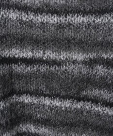 WEGO 段染めボーダーモヘアライクニット