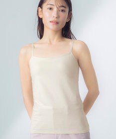 Wing カップ付きキャミソール 綿混(身生地部) ラク きれいなバストシルエット 【シンクロブラトップ 綿混タイプ】 ブラトップ ET1032 ウイング／ワコール