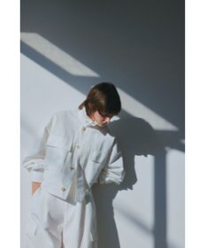 NAVE 【ReNAVE・セットアップ可/洗える】コットンリネンカルゼ ショートジャケット