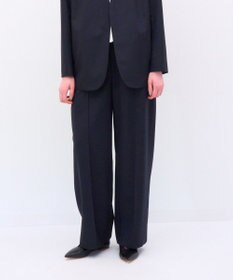 ATON 【26FW】WOOL TROPICAL | ピンタックイージーパンツ