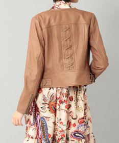 GRACE CONTINENTAL レースアップライダースジャケット