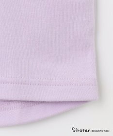 ANY KIDS 【しろたん×any FAM】しろたんサガラ刺繍長袖Tシャツ