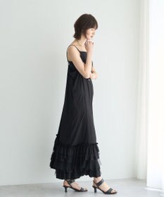 YECCA VECCA ラッフルキャミワンピース