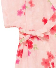 MIKI HOUSE HOT BISCUITS 【ミキハウス】【50-80cm】お花うさこ甚平オール