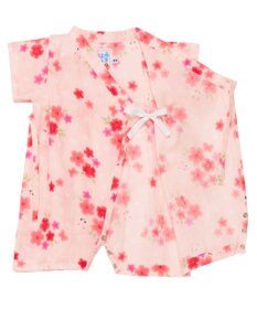 MIKI HOUSE HOT BISCUITS 【ミキハウス】【50-80cm】お花うさこ甚平オール