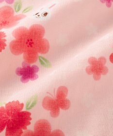 MIKI HOUSE HOT BISCUITS 【ミキハウス】【50-80cm】お花うさこ甚平オール