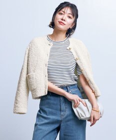 UNFILO テレコ ハーフスリーブTシャツ