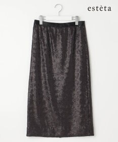 23区 【エステータ】シークインジャージー スカート