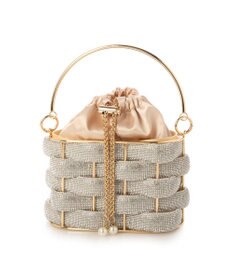 UNBILLION カシュカシュ cachecache / メタリックメッシュオーバルバッグ