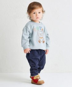 MIKI HOUSE HOT BISCUITS 【14-16cm】 かかと顔ドン あったかボア付き セカンドシューズ