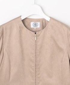 J.PRESS LADIES ライトマイクロスエード ブルゾン