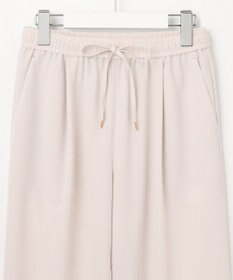 23区 L 【洗える】2WAYストレッチツイル ワイドパンツ