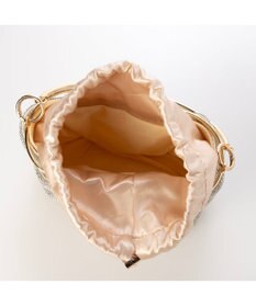 UNBILLION カシュカシュ cachecache / メタリックメッシュオーバルバッグ