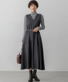 23区 S 【CLASSY.掲載/洗える】スムージーコットン タートルネック ニット