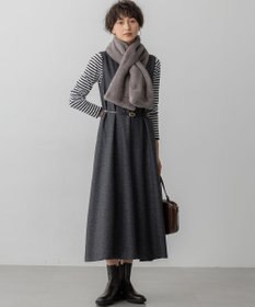 23区 S 【CLASSY.掲載/洗える】スムージーコットン タートルネック ニット