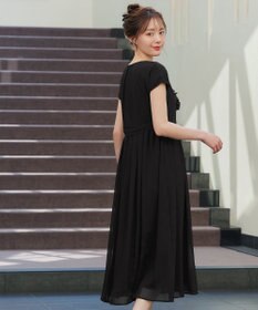 Tiaclasse L 【洗える】フリルワンピース