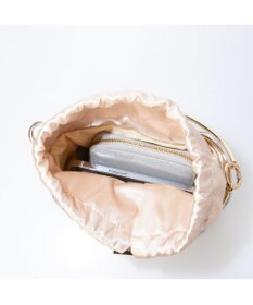 UNBILLION カシュカシュ cachecache / メタリックメッシュオーバルバッグ