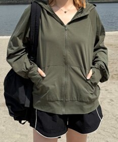 WEGO 【UVカット/吸水速乾】ラッシュガードパーカー