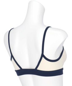 une nana cool 綿ベア天竺 カラーブロッキング ノンワイヤーブラジャー