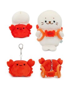 Mother garden しろたん ついてきちゃうしろたん マスコット専用リュック 《カニ》 単品