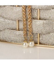 UNBILLION カシュカシュ cachecache / メタリックメッシュオーバルバッグ