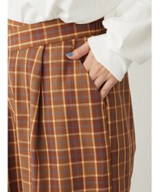 Green Parks ・ＥＬＥＮＣＡＲＥ　ＤＵＥ　チェックワイドパンツ