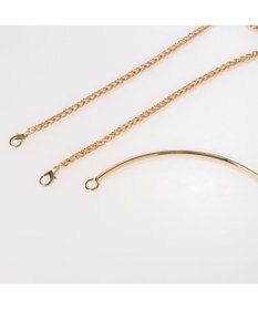 UNBILLION カシュカシュ cachecache / メタリックメッシュオーバルバッグ