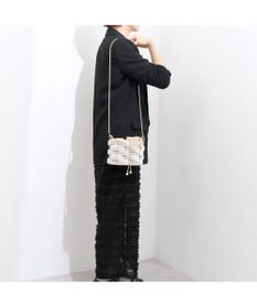 UNBILLION カシュカシュ cachecache / メタリックメッシュオーバルバッグ