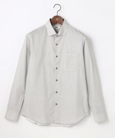 JOSEPH ABBOUD 【オーガニックコットン使用・JAPANファブリック】ジオメトリックプリントシャツ