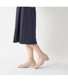 Riz raffinee <Riz raffinee>スクエアトゥリボンパンプス