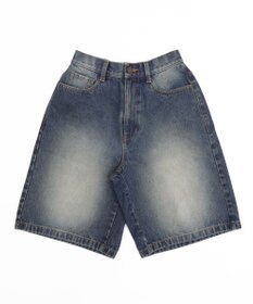 WEGO 【SMサイズ展開】ヴィンテージウォッシュデニムハーフパンツ