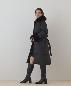 GRACE CONTINENTAL ファーカラーロングダウン