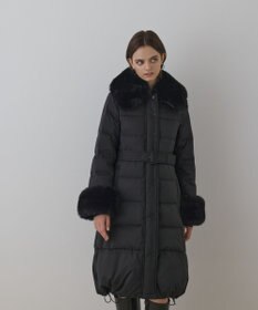 GRACE CONTINENTAL ファーカラーロングダウン