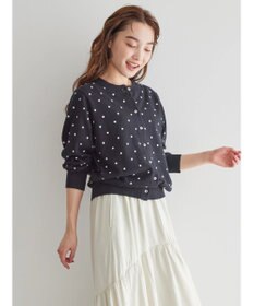 AMERICAN HOLIC Ｄｏｔモックネックニットカーディガン