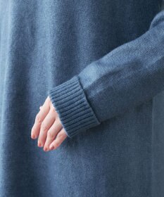 Tiaclasse メランジフーディーニットチュニック