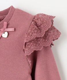 ANY KIDS 袖 レース ガーリー Ｔシャツ