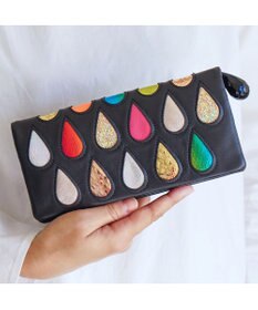 tsumori chisato CARRY ドロップス 長財布 かぶせ 【かわいいデザイン！本革のやわらかな風合い】