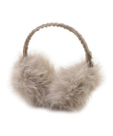 MOONBAT FURLA(フルラ)キラキラフェイクファー イヤマフ 無地