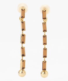 自由区 【SHIHOさん着用】プレシオサダイヤレーン イヤリング