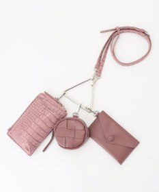 LA BAGAGERIE 【MONICA】トライアングルマルチショルダーバッグ