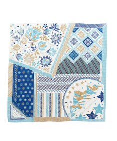 Marca 【the PORT by marca】EMBROIDERY 小判 シルクツイル スカーフ