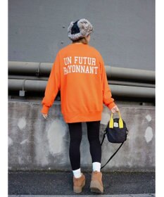 Green Parks バックロゴプリントスウェット